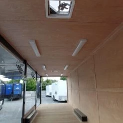 8.5 X 48 Charcoal Grey Enclosed Trailer -Cheap Trailers Store sam 2851 1