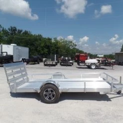 5'x12' All Aluminum Utility Trailer Straight 3500 lb Axle -Cheap Trailers Store sam 3245 1