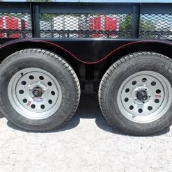 Utility Trailer 6.4 x 18 Straight Deck 2ft Mesh Sides