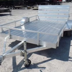 6.4'x12' All Aluminum Straight Utility Trailer 3500 lb Axle -Cheap Trailers Store sam 3443 1