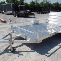 6.4'x12' All Aluminum Straight Utility Trailer 3500 lb Axle -Cheap Trailers Store sam 3444 1
