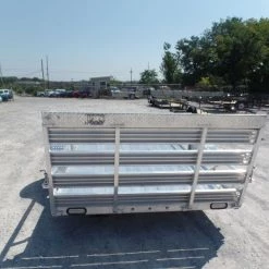 6.4'x12' All Aluminum Straight Utility Trailer 3500 lb Axle -Cheap Trailers Store sam 3446 1
