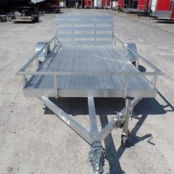 6.4'x12' All Aluminum Straight Utility Trailer 3500 lb Axle -Cheap Trailers Store sam 3448 1