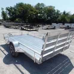 6.4'x12' All Aluminum Straight Utility Trailer 3500 lb Axle -Cheap Trailers Store sam 3451 1