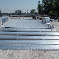 6.4'x12' All Aluminum Straight Utility Trailer 3500 lb Axle -Cheap Trailers Store sam 3453 1