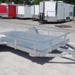 6.4'x12' All Aluminum Straight Utility Trailer 3500 lb Axle -Cheap Trailers Store sam 3454 1