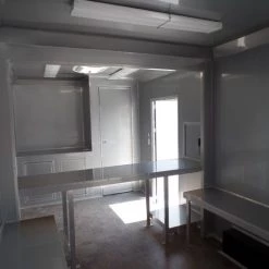 Custom Enclosed Trailer 8.5 X 24 White -Cheap Trailers Store sam 3590 2