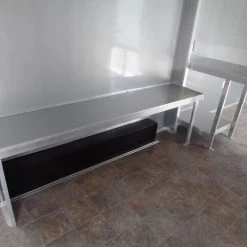 Custom Enclosed Trailer 8.5 X 24 White -Cheap Trailers Store sam 3593 2