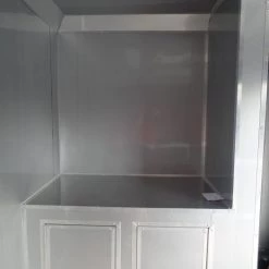 Custom Enclosed Trailer 8.5 X 24 White -Cheap Trailers Store sam 3598 2