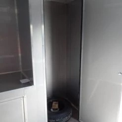 Custom Enclosed Trailer 8.5 X 24 White -Cheap Trailers Store sam 3599 2