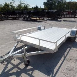 6' X 14' All aluminum Utility Trailer with 3500lb axle -Cheap Trailers Store sam 3766 1