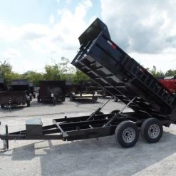 Heavy Duty Dump Trailer 6 x 12 with 5,200 lb Axles and 2ft Sides -Cheap Trailers Store sam 3862 1