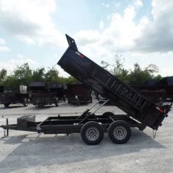 Heavy Duty Dump Trailer 6 x 12 with 5,200 lb Axles and 2ft Sides -Cheap Trailers Store sam 3863 1