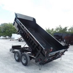 Heavy Duty Dump Trailer 6 x 12 with 5,200 lb Axles and 2ft Sides -Cheap Trailers Store sam 3864 1