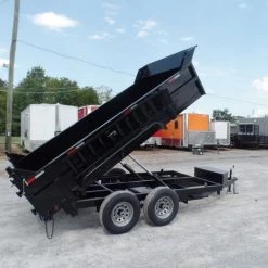 Heavy Duty Dump Trailer 6 x 12 with 5,200 lb Axles and 2ft Sides -Cheap Trailers Store sam 3867 1