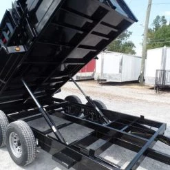 Heavy Duty Dump Trailer 6 x 12 with 5,200 lb Axles and 2ft Sides -Cheap Trailers Store sam 3870 1