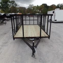 Utility Trailer 6.4' X 14' With 4ft Rails and 3500lb Axles -Cheap Trailers Store sam 4689 2