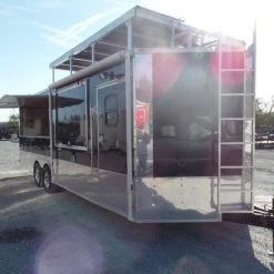 Custom Enclosed Trailer 8.5' X 24' Event Vending -Cheap Trailers Store sam 4781 2