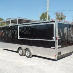 Custom Enclosed Trailer 8.5' X 24' Event Vending -Cheap Trailers Store sam 4784 2