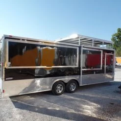 Custom Enclosed Trailer 8.5' X 24' Event Vending -Cheap Trailers Store sam 4787 2