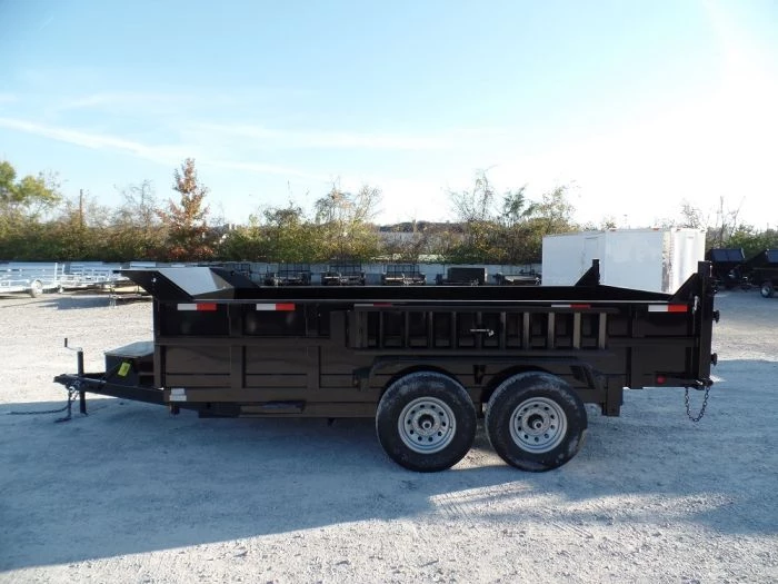 Dump Trailer 7' X 14' Hydraulic 2ft Sides 7,000lb Axles 8 Dump Trailer 7' X 14' Hydraulic 2ft Sides 7,000lb Axles - Image 6