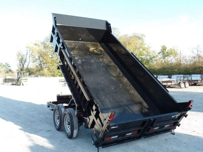 Dump Trailer 7' X 14' Hydraulic 2ft Sides 7,000lb Axles 9 Dump Trailer 7' X 14' Hydraulic 2ft Sides 7,000lb Axles - Image 7