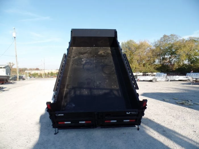 Dump Trailer 7' X 14' Hydraulic 2ft Sides 7,000lb Axles 11 Dump Trailer 7' X 14' Hydraulic 2ft Sides 7,000lb Axles - Image 9