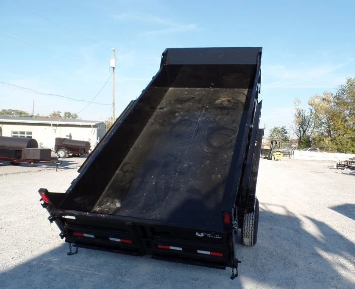 Dump Trailer 7' X 14' Hydraulic 2ft Sides 7,000lb Axles 12 Dump Trailer 7' X 14' Hydraulic 2ft Sides 7,000lb Axles - Image 10