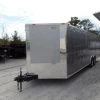 Enclosed Trailer 8.5' X 24' Silver Enclosed Equipment Hauler -Cheap Trailers Store sam 4899 1