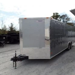 Enclosed Trailer 8.5' X 24' Silver Enclosed Equipment Hauler
