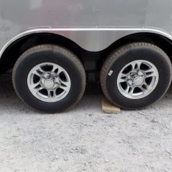 Enclosed Trailer 8.5' X 24' Silver Enclosed Equipment Hauler -Cheap Trailers Store sam 4901 1