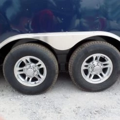 Enclosed Trailer 8.5' X 24' Indigo Blue Equipment Hauler -Cheap Trailers Store sam 4919 1 1