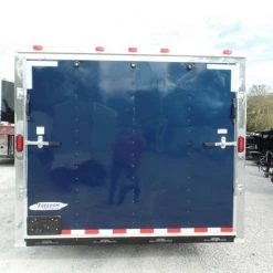 Enclosed Trailer 8.5' X 24' Indigo Blue Equipment Hauler -Cheap Trailers Store sam 4921 1 1
