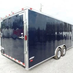 Enclosed Trailer 8.5' X 24' Indigo Blue Equipment Hauler -Cheap Trailers Store sam 4922 1 1