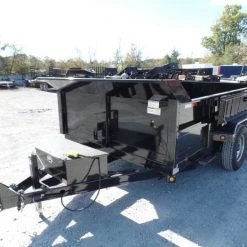 Heavy Duty Hydraulic Dump Trailer 7 X 12 With 2 ft. Sides 36 Heavy Duty Hydraulic Dump Trailer 7 X 12 With 2 ft. Sides -Cheap Trailers Store sam 5115 1