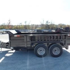 Heavy Duty Hydraulic Dump Trailer 7 X 12 With 2 ft. Sides 35 Heavy Duty Hydraulic Dump Trailer 7 X 12 With 2 ft. Sides -Cheap Trailers Store sam 5116 1