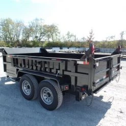 Heavy Duty Hydraulic Dump Trailer 7 X 12 With 2 ft. Sides 41 Heavy Duty Hydraulic Dump Trailer 7 X 12 With 2 ft. Sides -Cheap Trailers Store sam 5117 1 1