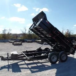 Heavy Duty Hydraulic Dump Trailer 7 X 12 With 2 ft. Sides 34 Heavy Duty Hydraulic Dump Trailer 7 X 12 With 2 ft. Sides -Cheap Trailers Store sam 5124 1