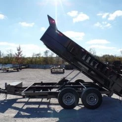 Heavy Duty Hydraulic Dump Trailer 7 X 12 With 2 ft. Sides 25 Heavy Duty Hydraulic Dump Trailer 7 X 12 With 2 ft. Sides -Cheap Trailers Store sam 5125 1