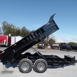 Heavy Duty Hydraulic Dump Trailer 7 X 12 With 2 ft. Sides 32 Heavy Duty Hydraulic Dump Trailer 7 X 12 With 2 ft. Sides -Cheap Trailers Store sam 5129 1