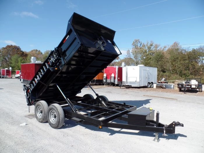 Heavy Duty Hydraulic Dump Trailer 7 X 12 With 2 ft. Sides 4 Heavy Duty Hydraulic Dump Trailer 7 X 12 With 2 ft. Sides - Image 2