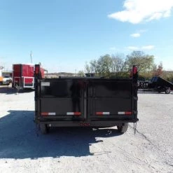Hydraulic Dump Trailer 7x14 Landscape Equipment 3 FT Sides -Cheap Trailers Store sam 5138 1 1