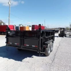 Hydraulic Dump Trailer 7x14 Landscape Equipment 3 FT Sides -Cheap Trailers Store sam 5139 1 1