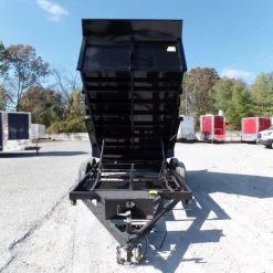 Hydraulic Dump Trailer 7x14 Landscape Equipment 3 FT Sides -Cheap Trailers Store sam 5143 1