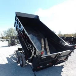 Hydraulic Dump Trailer 7x14 Landscape Equipment 3 FT Sides -Cheap Trailers Store sam 5148 1 1