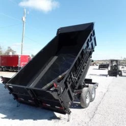 Hydraulic Dump Trailer 7x14 Landscape Equipment 3 FT Sides -Cheap Trailers Store sam 5150 1 1