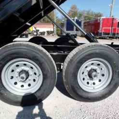 Hydraulic Dump Trailer 7x14 Landscape Equipment 3 FT Sides -Cheap Trailers Store sam 5153 1