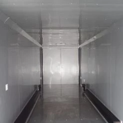 Enclosed Trailer 8.5' X 36' Indigo Blue Gooseneck Motorcycle Hauler -Cheap Trailers Store sam 5707 1