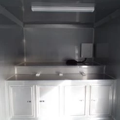 Enclosed Trailer 8.5' X 36' Indigo Blue Gooseneck Motorcycle Hauler -Cheap Trailers Store sam 5710 1