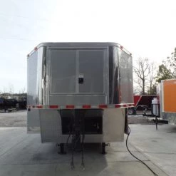 Enclosed Trailer 8.5' X 36' Silver Frost Equipment Motorcycle Hauler -Cheap Trailers Store sam 5716 1